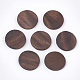 Расписные деревянные кабошоны WOOD-T021-17C-1