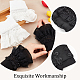 Ahandmaker gants courts en dentelle pour femmes AJEW-GA0004-99-3
