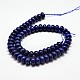 Chapelets de perle en lapis-lazuli naturel G-O075-04C-2