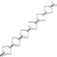 304 cadenas de eslabones ovalados y rombos de acero inoxidable CHS-F017-04P-2