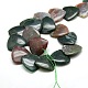 Triangle Natural Indian Agate Beads Strands G-P062-53-2