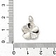 Латунные микро проложить кубического циркония подвески KK-S338-08P-3