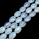 Facettierte ovale Opalite Perlen Stränge X-G-R303-11-1