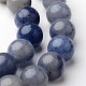 Brins ronds de perles aventurine bleue naturelle G-J346-23-10mm-1