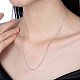 925 Sterling Silver Chain Necklaces NJEW-BB30138-16-4