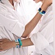 10Pcs 10 Style Handmade Polymer Clay Heishi Beaded Stretch Bracelets Set with Heart BJEW-SW00036-03-6