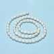 Fili di perle di perle d'acqua dolce coltivate naturali PEAR-J006-10D-02A-3