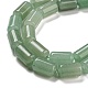 Natürlichen grünen Aventurin Perlen Stränge G-Q004-A01-01-4