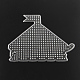 Plaques en plastique maison abc utilisés pour les perles à repasser 5x5mm diy X-DIY-Q009-45-1