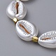 Bracciali di perline intrecciati con fili di nylon regolabili BJEW-JB04946-01-2