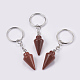 Synthetic Goldstone Keychain KEYC-P041-A07-1