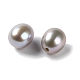 Perle di perle d'acqua dolce coltivate naturali tinte PEAR-E020-12-2