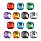 Cabuchones de diamante de imitación de acrílico de Taiwan imitación GACR-A013-23x23mm-M-2