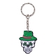 Schlüsselanhänger mit bedruckten Acrylanhängern zum St. Patrick's Day KEYC-JKC00523-3