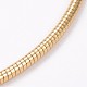 304 Stainless Steel Snake Chain Necklaces NJEW-I205-01A-G-2