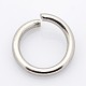 304 Stainless Steel Open Jump Rings X-STAS-E066-05-6mm-1