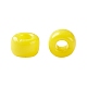 MIYUKIラウンドロカイユビーズ  日本製シードビーズ  （rr404)不透明な黄色  11/0  2x1.3mm  穴：0.8mm  約1100PCS /ボトル  10 G /ボトル SEED-JP0008-RR0404-2