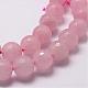 Chapelets de perles en quartz rose naturel G-D840-20-8mm-3