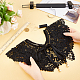 Gorgecraft 1Pc Detachable Polyester Lace Collars AJEW-GF0007-67-3
