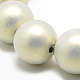 Perles acryliques peintes à la bombe caoutchoutées MACR-Q220-8mm-03-2