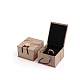 Прямоугольная коробка для хранения льняных колец PW-WG63171-01-1
