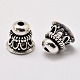 Vintage Jewelry Findings Thai Sterling Silver Hollow Bead Cones STER-L008-148-1