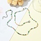Collane di perle di vetro con 304 fermaglio in acciaio inossidabile NJEW-JN04363-01-2