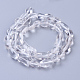Natürlichem Quarz-Kristall-Perlen Stränge G-P433-21-1