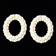 Ccb пластиковые соединительные кольца с имитацией жемчуга CCB-Q091-014-1