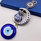Décoration pendentif suspendu mauvais œil bleu turc ANIM-PW0001-020-2
