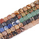 Fashewelry 100 piezas 10 cuentas de piedras preciosas naturales de estilo G-FW0001-20-2