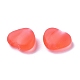 Heart Transparent PVC Plastic Cord Lock for Mouth Cover KY-D013-03F-2