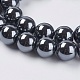 Non-Magnetic Synthetic Hematite Beads G-H1070-1-3