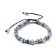 Bracelets de perles de tresse de fil de nylon BJEW-JB04552-01-1
