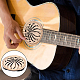 Wood Guitar Sound Hole Covers WOOD-WH0030-59-5