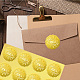 34 hoja de pegatinas autoadhesivas en relieve de lámina dorada. DIY-WH0509-035-6