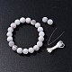 Natural Agate Beads Stretch Bracelets BJEW-JB04173-15-1