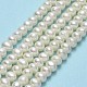 Fili di perle di perle d'acqua dolce coltivate naturali PEAR-A005-03A-01-2