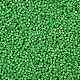 シリンダーシードビーズ  不透明色の光沢  均一サイズ  ミディアムシーグリーン  2x1.5mm  穴：0.8mm  約40000個/袋  約450 G /袋 SEED-H001-H09-2