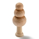 Schimasuperba木製きのこ子供のおもちゃ  芸術のための未完成の木製の木のフィギュアがイースターの装飾を描いた  バリーウッド  6x2.4cm WOOD-Q050-01E-1