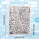 Crack Pattern Clear Silicone Stamps DIY-WH0504-50-2