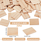 Étiquettes en bois non finies DIY-WH0349-07-2