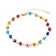 Collier pendentif chaîne en laiton & bracelets & bracelets de cheville ensembles de bijoux SJEW-JS01201-9