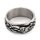 Bague en acier inoxydable 304&nbsp;RJEW-B055-03AS-04-2