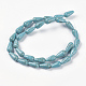 Synthetic Turquoise Beads Strands G-E456-19-7x14mm-1