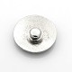 Античный серебряный тон цинковый сплав эмаль письмо ювелирные кнопки SNAP-N010-86I-NR-2