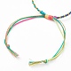 Bracelets de perles de nylon tressés réglables BJEW-JB05868-4