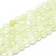 Natürliche Zitronen Jade Perlen Stränge G-G792-17-1