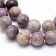 Fili di perle di giada lilla naturale G-L312A-01-1