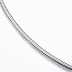 304 Stainless Steel Snake Chain Necklaces NJEW-G310-09P-2